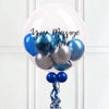 Personalised Bubble Balloon in a Box – Midnight Blue None Personalised Balloons