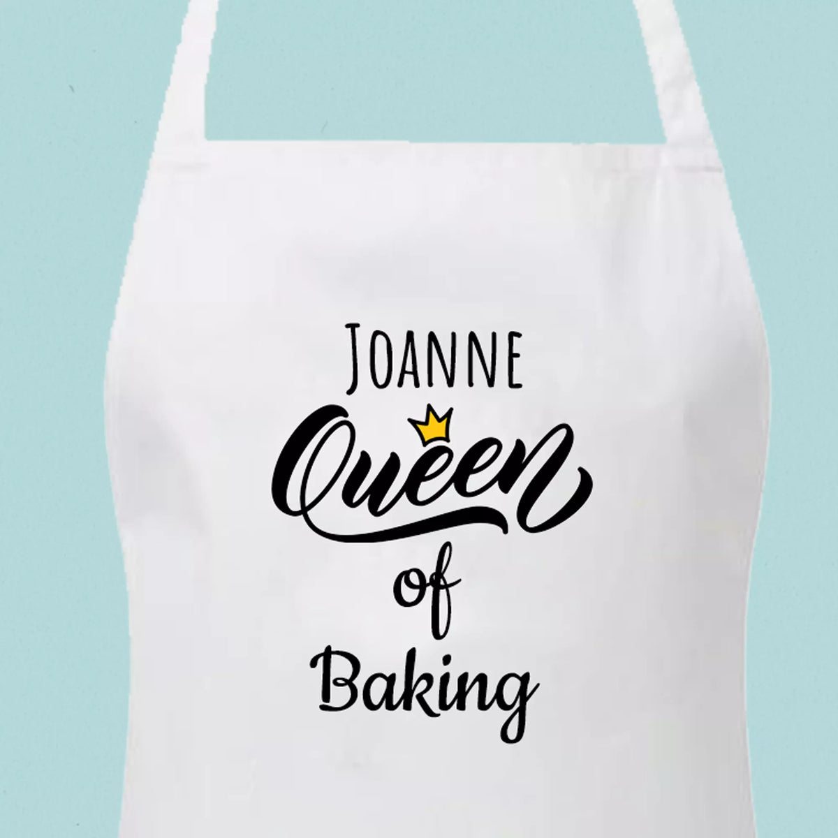 Personalised Adult Queen of Baking Apron Monster Parties