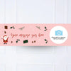 Christmas Characters Personalised Party Banner Yes Personalised Banner