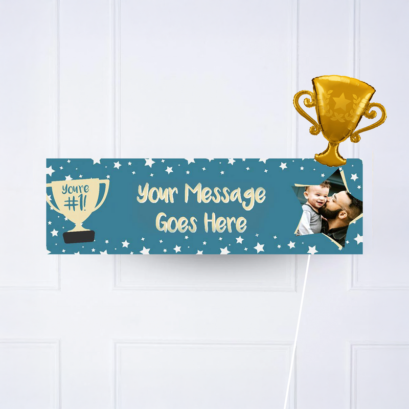 You're #1 Personalised Party Banner