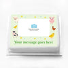 Personalised Photo Cake - On The Farm Photo & Message Personalised Cake