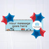 On The Road Personalised Party Banner Yes 6 Balloons Personalised Banner