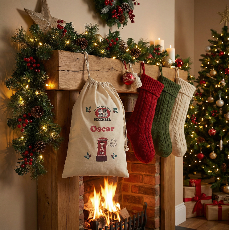 Personalised Do Not Open... Christmas Sack Monster Parties