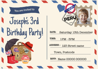 Personalised London Bear Invitations Monster Parties