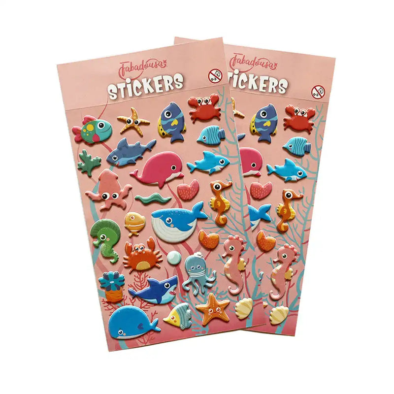 Under the Sea Stickers (Pack of 3 Sheets) Own Brand