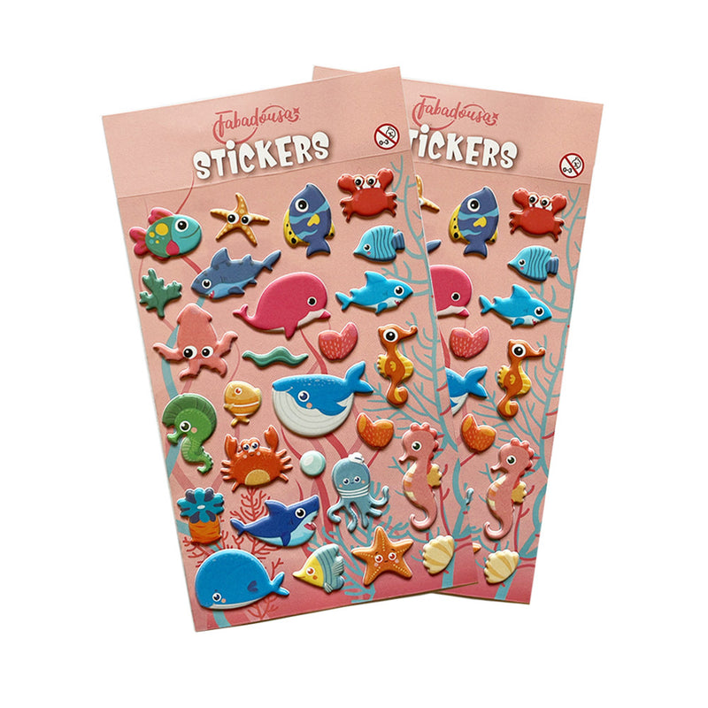 Under the Sea Stickers (Pack of 3 Sheets)