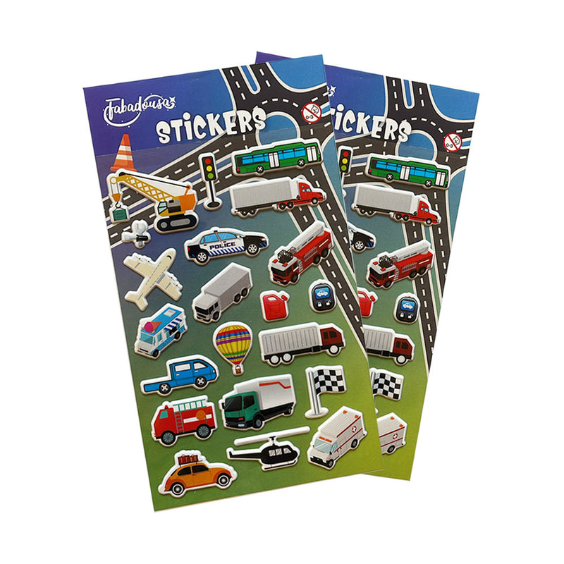 Vehicle Stickers (Pack of 3 Sheets)