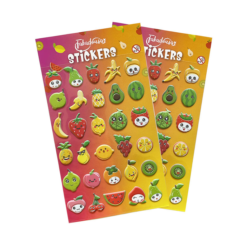 Fruit Stickers (Pack of 3 Sheets)