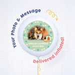 Personalised Pet Photo Balloon - Green Bones