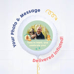 Personalised Pet Photo Balloon - Green Doghouse