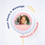 Personalised Pet Photo Balloon - Pink Cat