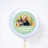 Personalised Pet Photo Balloon - Green Doghouse Personalised Balloons