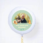 Personalised Pet Photo Balloon - Green Doghouse
