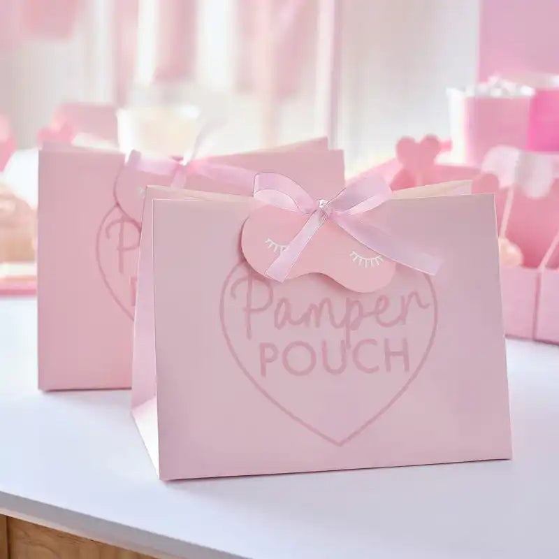 Pink Pamper Pouch Party Bags (x5) Kids Party
