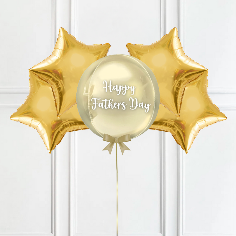 Personalised Orb Balloon - Gold