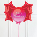 Personalised Orb Balloon - Pink & Red Ombre