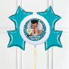 Personalised Photo Balloon - You’re Number 1: Blue Single Photo 4 Balloons Personalised Balloons