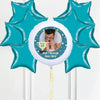 Personalised Photo Balloon - You’re Number 1: Blue Single Photo 8 balloons Personalised Balloons