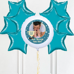 Personalised Photo Balloon - You’re Number 1: Blue