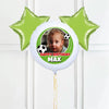 Personalised Photo Balloon – Football Birthday 2 Balloons Personalised Balloons