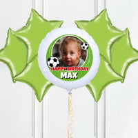 Personalised Photo Balloon – Football Birthday 6 Balloons Personalised Balloons