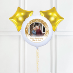 Personalised Photo Balloon – Gold Lustre