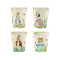 Peter Rabbit In The Garden Cups (x8) Kids Party