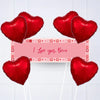 Photo Heart Collage Personalised Party Banner Personalised Banner