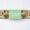 Coloured Collage Personalised Party Banner Green None Personalised Banner