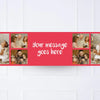 Coloured Collage Personalised Party Banner Red None Personalised Banner