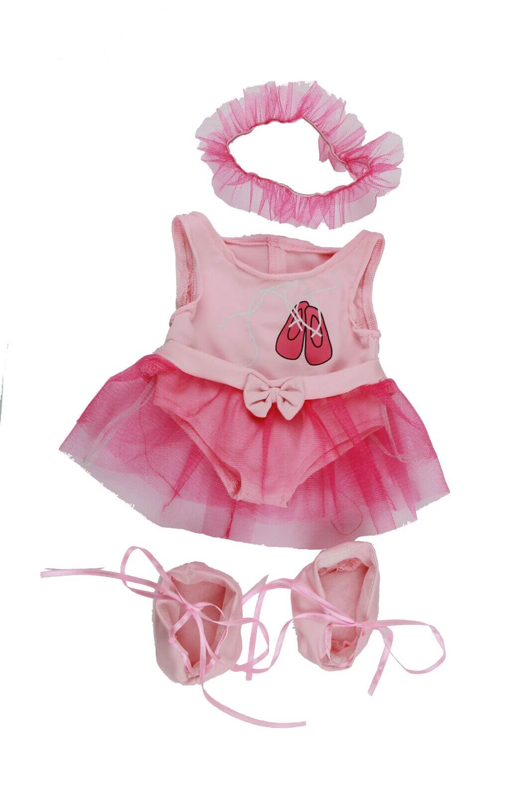 Pink Ballerina Dress Teddy Bear Outfit Make a Bear