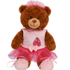 Pink Ballerina Dress Teddy Bear Outfit