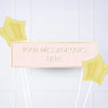 Pink Pastel Perfection Personalised Party Banner No 2 Balloons Personalised Banner