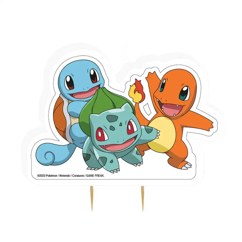 Pokemon Party Cake Candle Kids Party