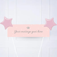 Princess Perfection Personalised Party Banner No 2 Balloons Personalised Banner