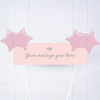 Princess Perfection Personalised Party Banner No 4 Balloons Personalised Banner