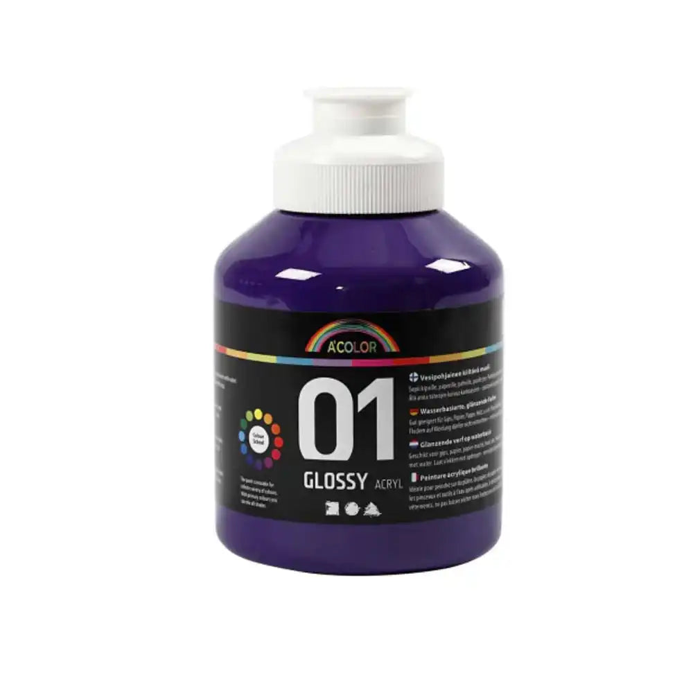 Purple Acrylic Paint (500ml) My Slime