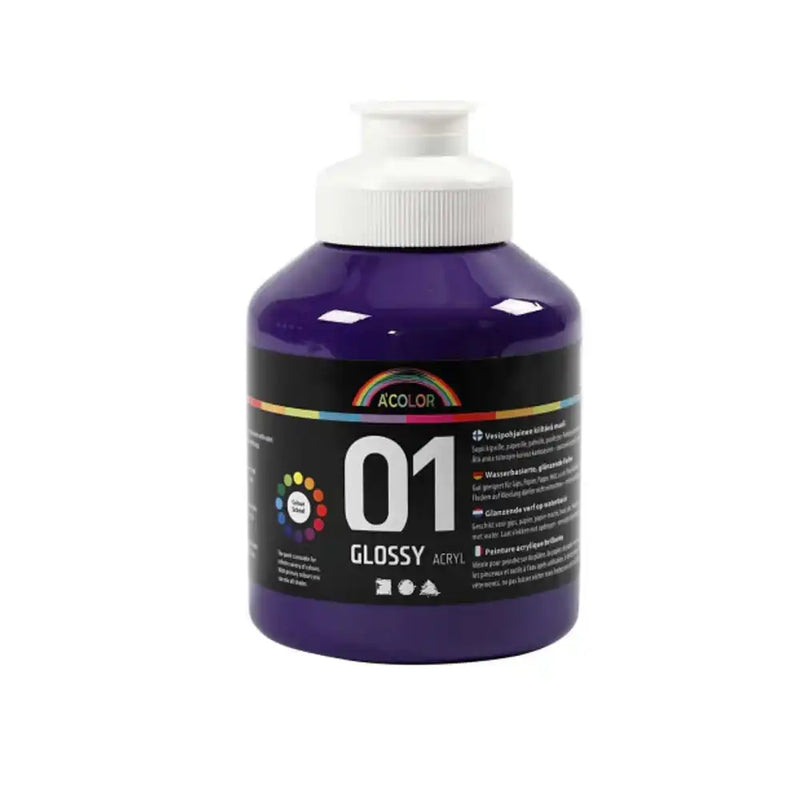 Purple Acrylic Paint (500ml) My Slime