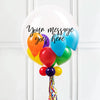 Personalised Bubble Balloon in a Box – Rainbow None Personalised Balloons