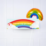 Rainbow Personalised Party Banner