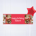 Coloured Collage Personalised Party Banner