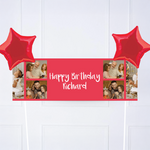 Coloured Collage Personalised Party Banner