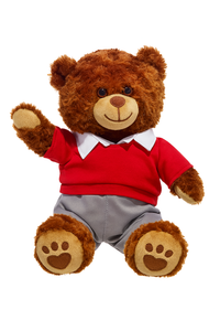 Boys Red School Uniform Teddy Bear Outfit Make a Bear