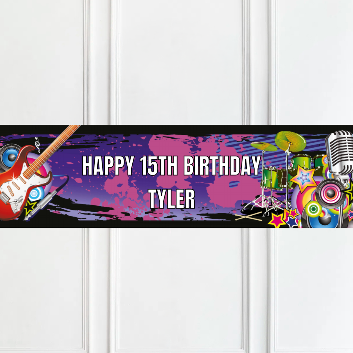 Rockstar Personalised Party Banner Personalised Banner