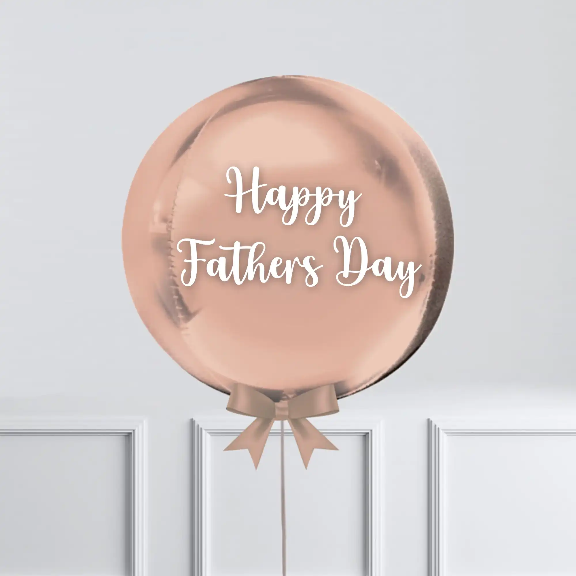 Personalised Orb Balloon - Rose Gold Personalised Balloons