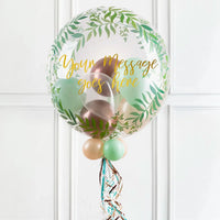 Personalised Bubble Balloon in a Box - Rose Garden None Personalised Balloons