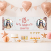 Rose Gold 18th Personalised Party Banner Personalised Banner