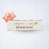Rose Gold Floral Anniversary Personalised Party Banner No 2 Balloons Personalised Banner