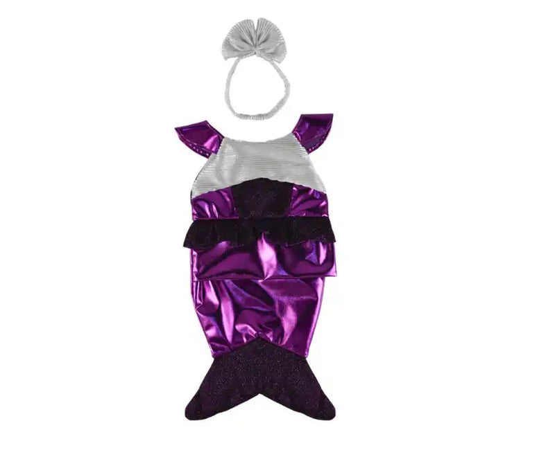 Purple Mermaid Teddy Bear Outfit Make a Bear