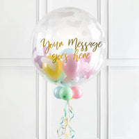 Personalised Bubble Balloon in a Box - Sweet Baby None Personalised Balloons